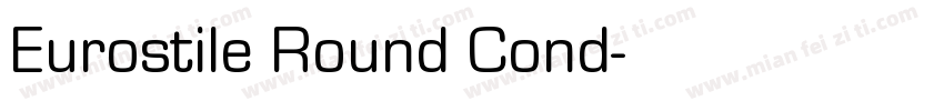 Eurostile Round Cond字体转换